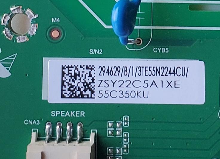 KIT DE TARJETAS PARA TV TOSHIBA / MAIN FUENTE 294629 / TPD.MT9612.PB751 / T-CON 287755 / RSAG7.820.10545/ROH / 293377 / PANEL HD550Y1U72-T0L2K2/SM/CKD3A/ROH / MODELO 55C350KU - Imagen 2